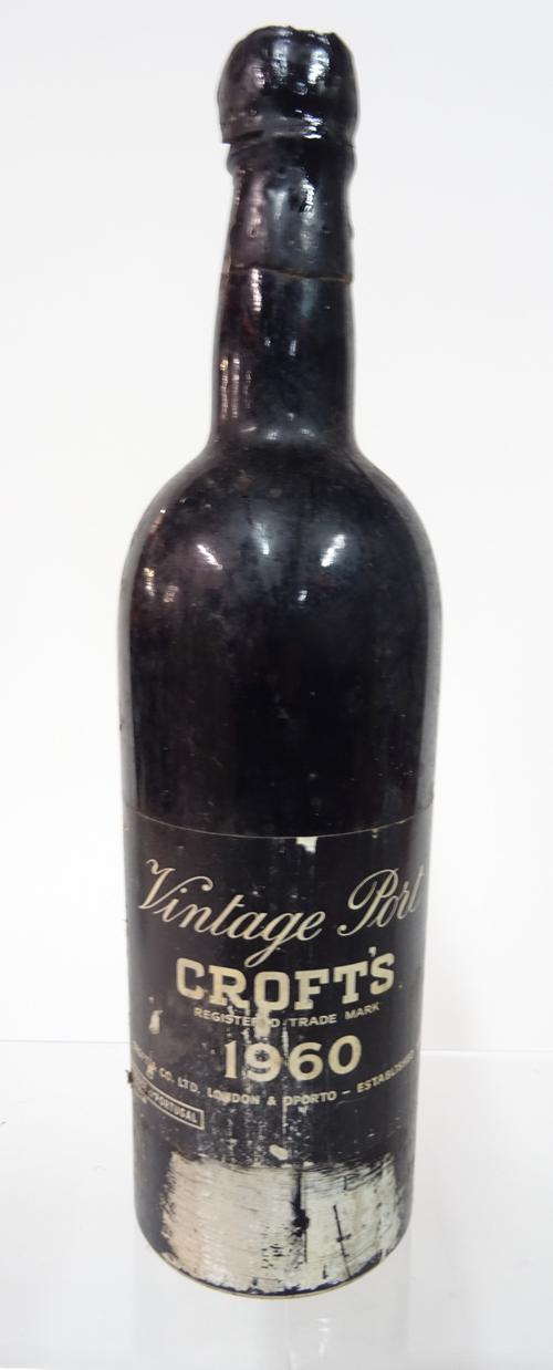 One bottle of Croft's Vintage Port 1960.