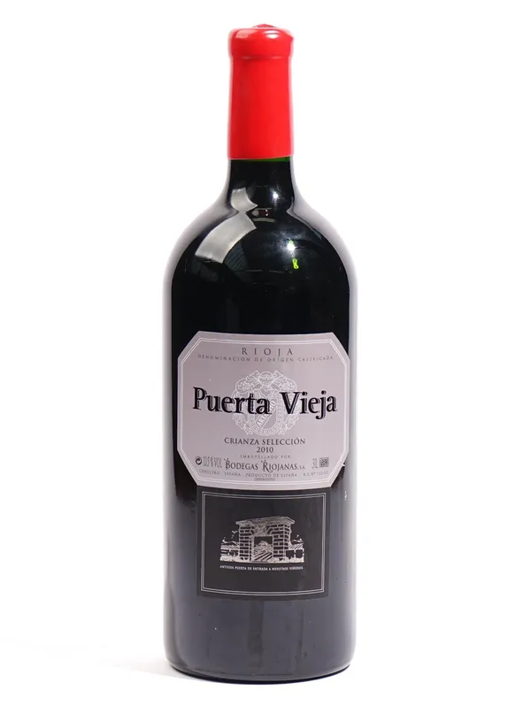 One double magnum of 2010 Puerta Vieja Rioja.