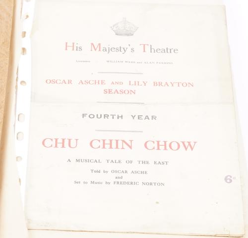 A collection of mostly 19th century theatre posters mainly for Manchester Theatre Royal, contained in an album.