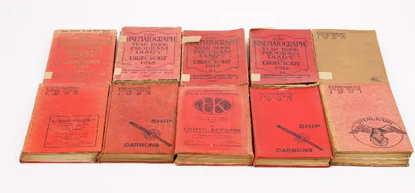 KINEMATOGRAPH YEAR BOOK, PROGRAME DIARY AND DIRECTORY, a group of twenty two editions, the first Heron 1914 issue to 1934, and 1946, the British film