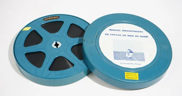 Attributed to Marcel Broodthaers (1924-1976) Un Voyage en Mer du Nord (A Voyage on the North Sea), a 16mm silent colour film, 4 minutes, 15 seconds, c