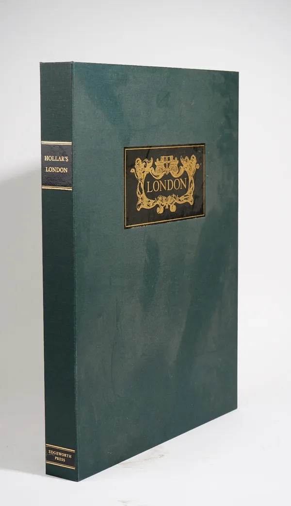 Hollar's London, Edgeworth Press, cased set of 37 printed plates depicting London 75/250, limited edition and three further Hollar's London Boxes lack