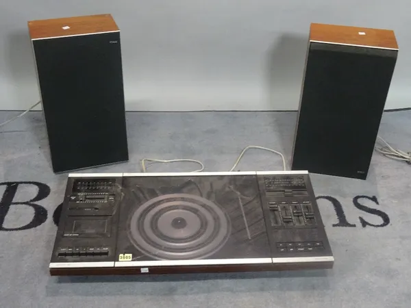 'Beocenter 2002', 'Bang & Olufson', Eovox530 speakers and record player.