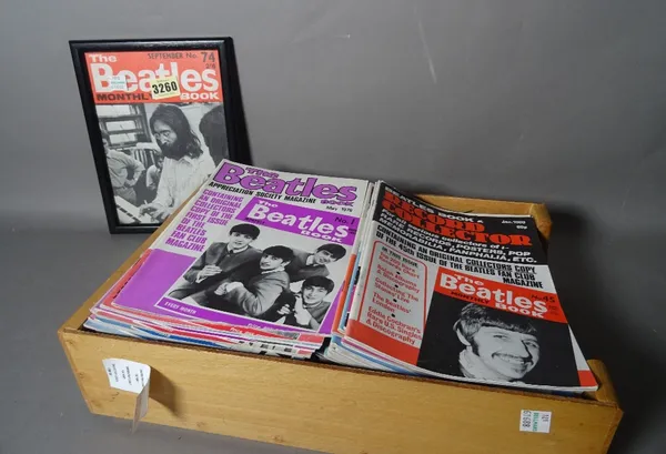 Beatles memorabilia; a quantity of The Beatles Appreciation Society Magazine Book, dating from May 1976 through to September 1982, lacking September 1