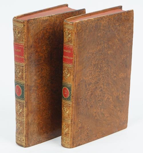 BIOT, Jean-Baptist (1774-1862).  Traité Elémentaire d' Astronomie Physique. Paris: Chez Bernard, 1805. 2 volumes, 8vo (190 x 120mm). Half titles, 16 f