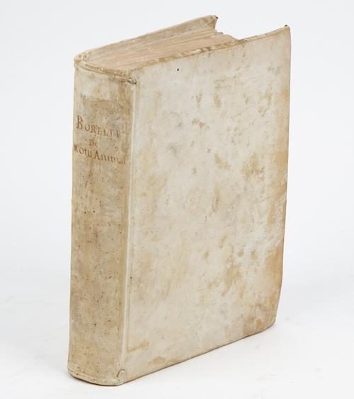 BORELLI, Giovanni (1608-79).  De motu animalium ... Editio nova Neapolitana, a plurimis mendis repurgata, ac dissertationibus physico-mechanicis de mo