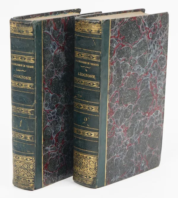 D' AUBUISSON DE VOISINS, Jean-François (1769-1841).  Traité de Géognosie, ou Exposé des Connaissances Actuelles sur la Constution Physique et Minérale