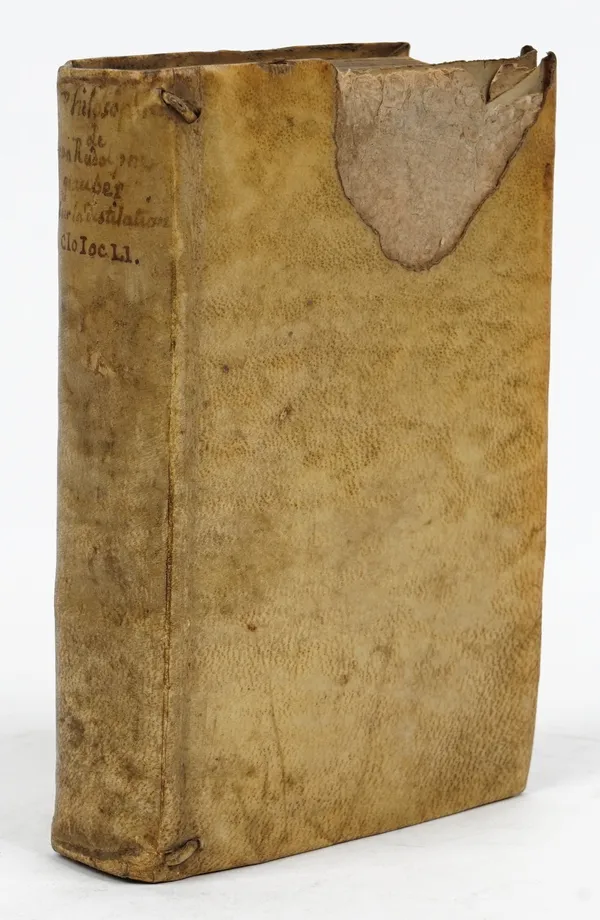 GLAUBER, Johann Rudolf (c.1604-70).  Furni novi philosophici, sive descriptio artis destillatoriae novae; Nec non spirituum, oleorum, florum, aliorumq