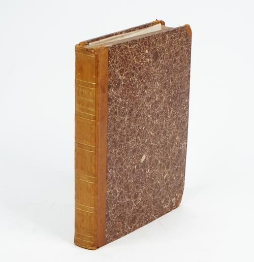 HACHETTE, Jean Nicolas Pierre (1769-1834).  Traité Elémentaire des Machines. Paris & St. Petersburg: J. Klosertmann, [1811]. 4to (255 x 198mm). Half t