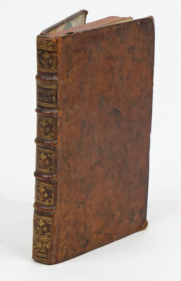MAUPERTUIS, Pierre Louis Moreau de (1698-1759).  Essai de Cosmologie. [No place: no publisher], 1751. 8vo in 4s (161 x 106mm). Typographical ornaments