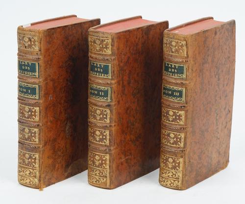 NOLLET, Jean-Antoine (1700-70).  L' Art des Expériences, ou Avis aux Amateurs de la Physiques, sur le Choix, la Construction et l' Usage des Instrumen