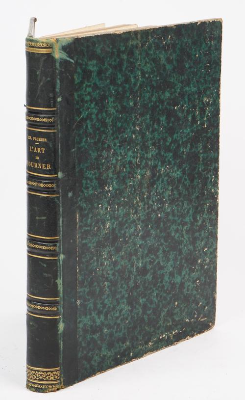 PLUMIER, Charles (1646-1704).  L' Art de Tourner, ou de Faire en Perfection toutes sortes d' Ouvrages au Tour ... Nouvelle Edition, corrigée & augment