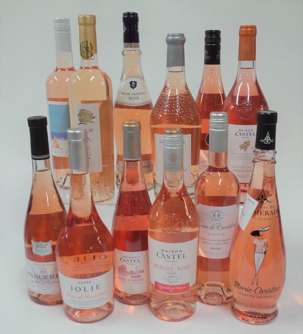 French Rosé: Chateau de l'Aumérade Marie-Christine 2019; Cotes de Provence 2019; Boutinot Coeur de Cardeline 2019; Castel Pinot Noir Grand Reserve...