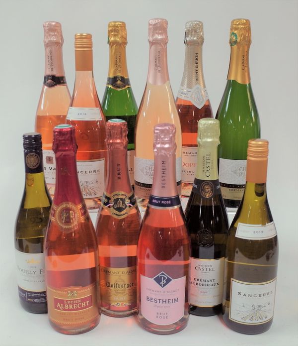 French Sparkling Wine: Lucien Albrecht Rosé Brut; Louis Vallon Brut; Louis Vallon Rosé Brut; Wolfberger Rosé Brut; Bestheim Rosé Brut; Charme...