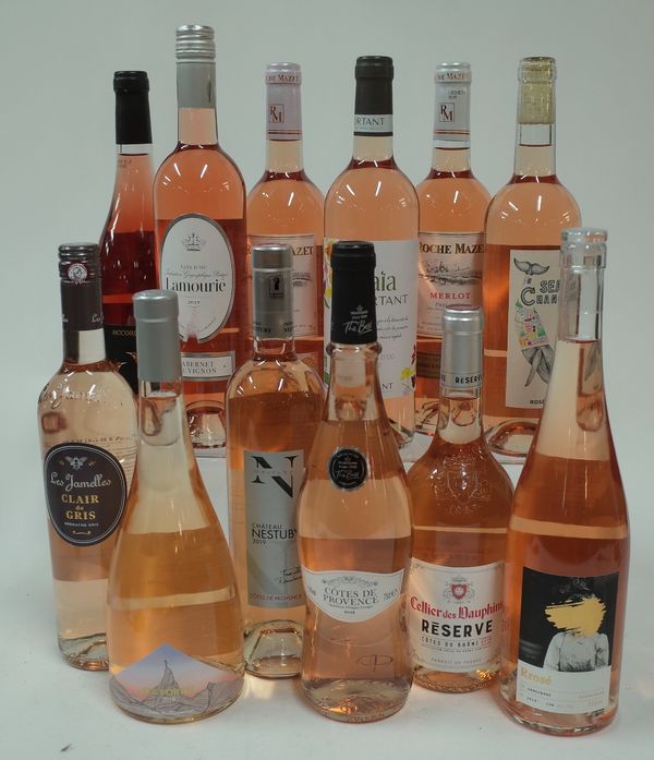 French Rosé: Les Jamelles Clair de Gris 2019; Res Fortes 2019; Chateau Nestuby 2019; Morrisons The Best 2019; Celliers des Dauphins Reserve 2019;...