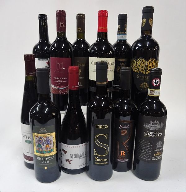 Italian Red Wine: Vitis Nostra Nero D'Avola Sicilia 2019; Vitese Nero D'Avola Sicilia 2019; Caruso Minini Nero D'Avola Sicilia 2019; Don Michelangelo...