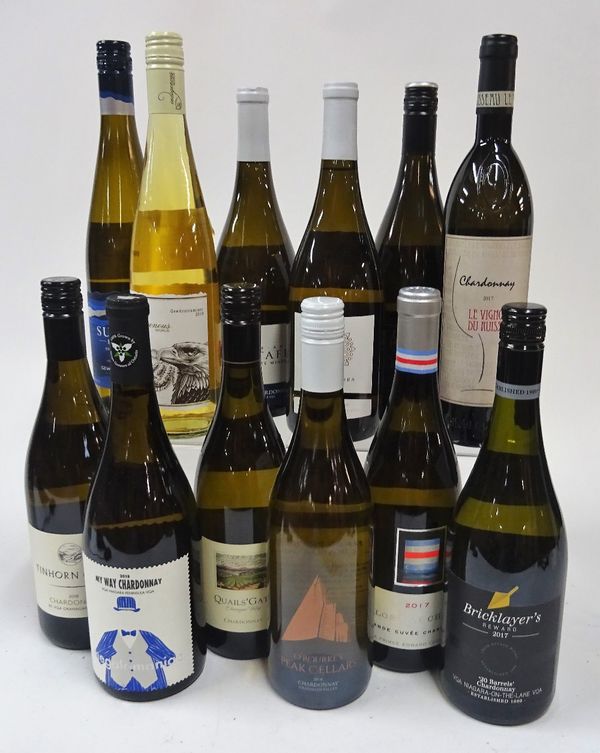 Canadian White Wine: Tinhorn Creek Chardonnay 2018; Megalomaniac My Way Chardonnay 2018; Quail's Gate Chardonnay 2018; O'Rourke's Peak Chardonnay...