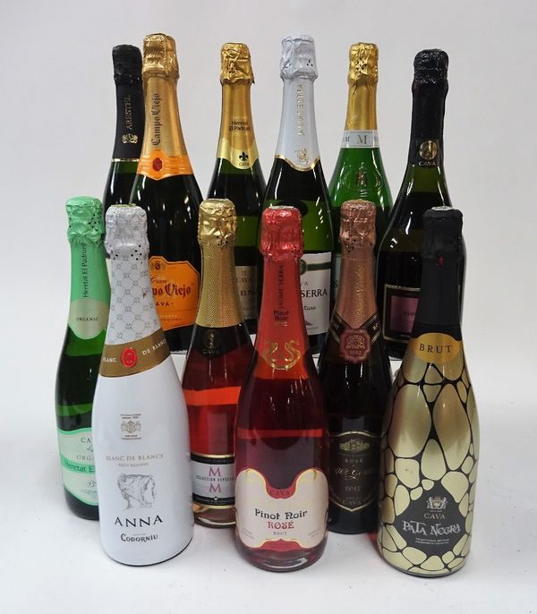 Cava: Heretat El Padruell Organic Brut; Anna de Codorniu Brut; Pata Negra Brut; Marques de la Concordia Brut Rosé 2018; Jaume Serra Brut Rosé 2016;...