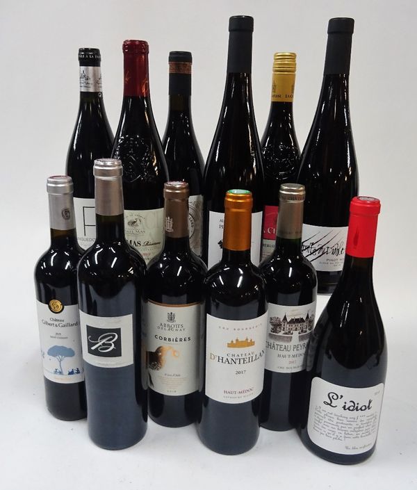 French Red Wine: Gilbert & Gaillard Saint-Chinian 2018; Orfée B de Boutenac 2015; Abbotts & Delaunay Corbieres 2018; Maison Ventenac L'Idiot 2019;...