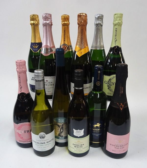 English Sparkling Wine: Greyfriars Rosé Reserve Brut 2015; Greyfriars Blanc de Blancs Brut 2014; Woodchester Valley Rosé Brut 2017; Woodchurch Blanc...