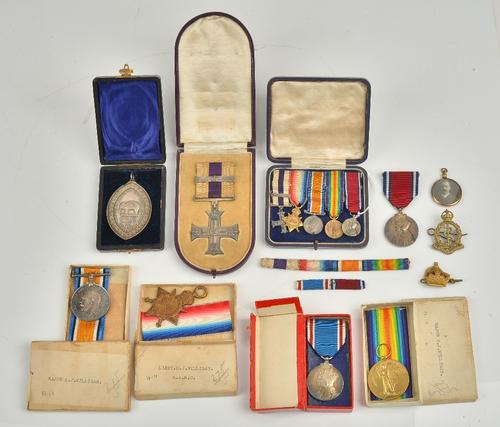 The First World War and later awards to Major Henry Joseph Milligan Royal Army Medical Corps, comprising; The Military Cross George V issue privately...