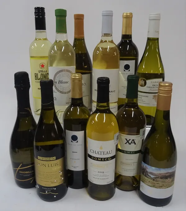 White Wine from Mexico et al.: Don Luis Seleccion Reservada Viognier 2019; LA Cetto Chenin Blanc 2019; LA Cetto Reserva Privada Chardonnay 2018;...