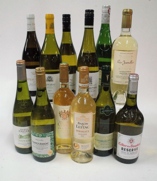 French White Wine: Maison Castel Touraine Sauvignon Blanc 2019; Languedoc 2019; Michel Lynch Prestige Sauternes 2016; Baron de Lestac Moelleux 2019;...