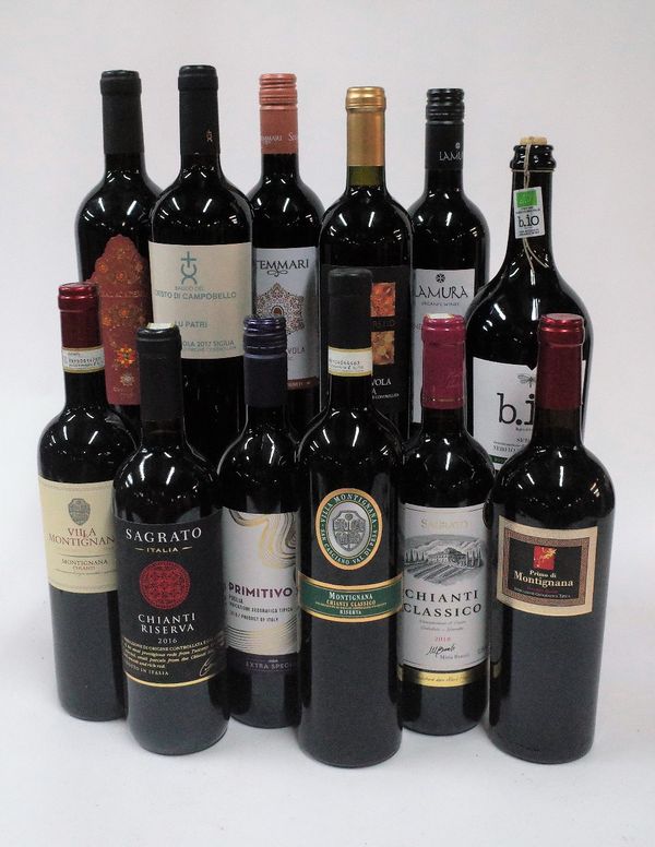 Red Wines of Tuscany and Sicily: Villa Montignana Chianti 2019; Sagrato Chianti Riserva 2016; Sagrato Chianti Classico 2018; Asda Extra Special...