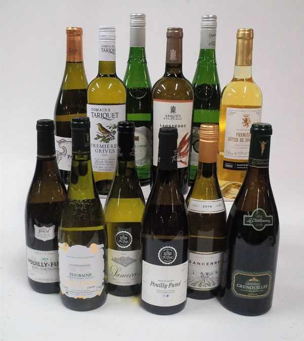 French White Wine: La Chablisienne Chateau Grenouilles Chablis Grand Cru 2016; Earl Paris-Simoneau Touraine Sauvignon Blanc 2019; Sancerre 2019;...