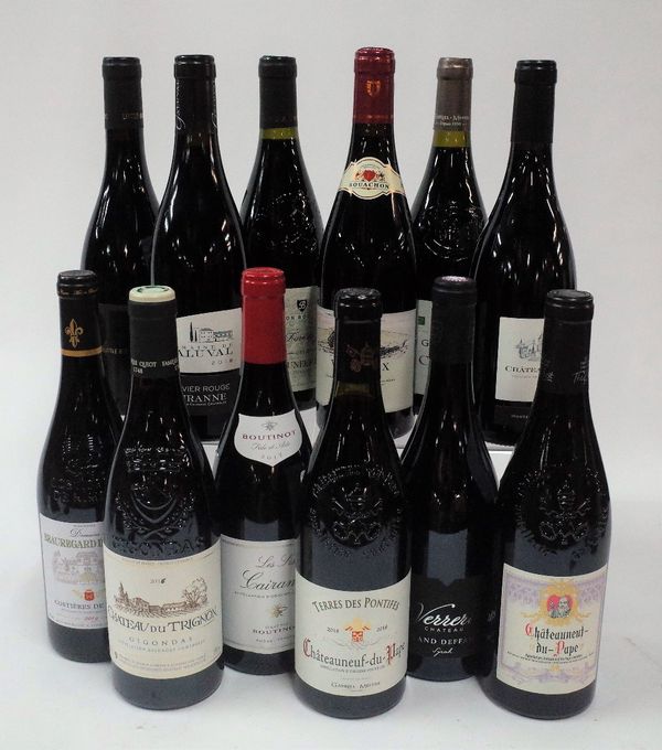 Red Wine from the Rhone valley: Maison Bouachon La Tiare du Pape Chateauneuf-du-Pape 2018; Terres des Pontifes Chateauneuf-du-Pape 2018; Morrisons...