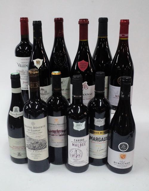 French Red Wine: Nuiton-Beaunoy Hautes Cotes de Beaune 2018; Morrisons The Best Burgundy 2018; Chateau de Pizay Coteaux Bourgignons 2018; Paul Mas...