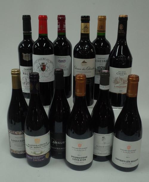 French Red Wine: Chateau Fourcas Hosten Listrac Medoc 2014; Chateau La Fleur Peyrabon Pauillac 2017; Chateau Lachesnaye Haut-Medoc 2015; Edouard...