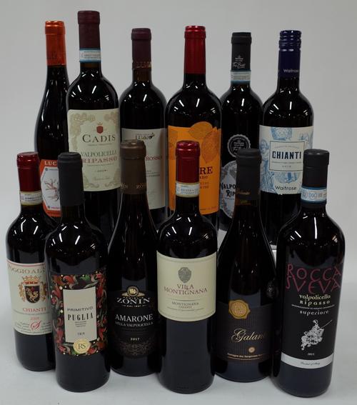 Italian Red Wine: Poggio al Sale Chianti 2019; Primitivo Puglia 2019; Zonin Amarone 2017; Villa Montignana Chianti 2019; Galante Sangiovese 2018;...