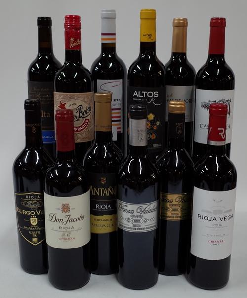 Spanish Red Wine: Burgo Viejo Rioja Reserva 2016; Don Jacobo Crianza 2017; Antano Rioja Reserva 2016; Finca Vidales Crianza 2017; Finca Vidales Rioja...
