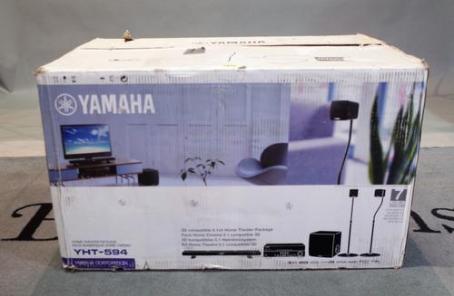 A Yamaha YHT-594 surround sound system, boxed.