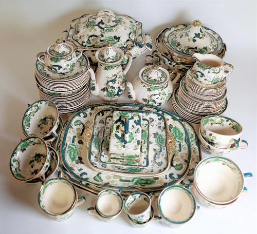Masons Chartreuse pattern; early 20th century, part dinner / tea service, (qty).