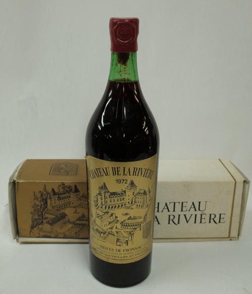 Chateau de la Riviere Fronsac 1972 (Jeroboam in box).