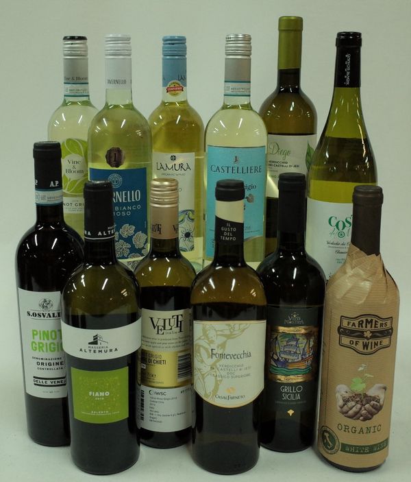 Italian White Wine: S.Osvaldo Antichi Poderi Pinot Grigio 2018; Masseria Altemura Fiano Salento 2019; Codice Citra Veluti Pinot Grigio 2019;...