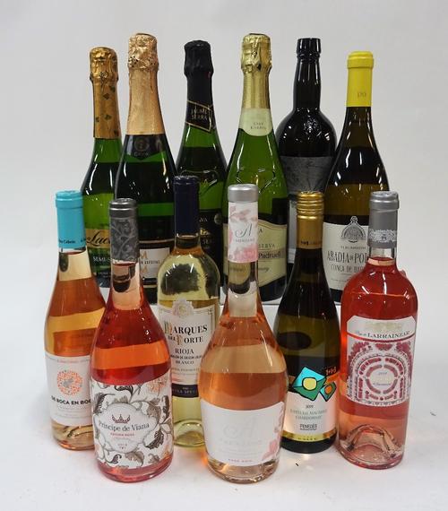 Spanish White, Rosé and Sparkling Wine: Marques de la Concordia Seleccion Especial Brut Vintage 2017; Jaume Serra Brut Nature Reserva 2016; Heretat...