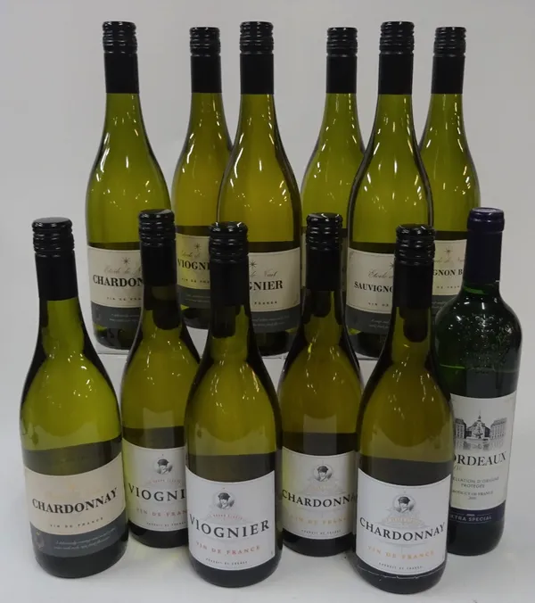 French White Wine: Etoile de Nuit Chardonnay 2019 (2 bottles); Etoile de Nuit Viognier 2019 (2 bottles); Etoile de Nuit Sauvignon Blanc 2019 (3...