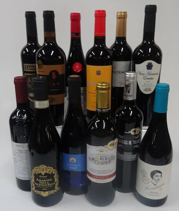 Spanish Red et al: Espartero Rioja Reserva 2014; Lozano Oristan Crianza 2017; Montes de Leza Rioja Crianza 2015; Gran Colina Rioja Crianza 2016;...