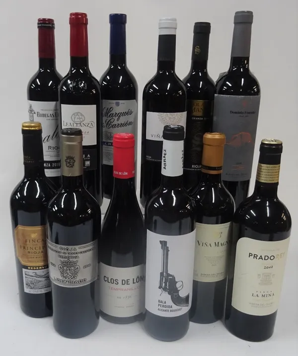 Red Wines of Spain: Finca Los Principes Rioja Reserva 2016; Ugalde Rioja 2016; Lealtanza Rioja 2017; Marques de Carrion Rioja 2016; Vina Cerrada...