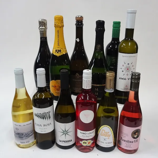 Spanish White, Rosé and Sparkling Wine: Rovellats Gran Reserva Extra Brut Cava; Julia Navines Semi Seco Cava; Marques de Marialva Baga Cuvée Brut...