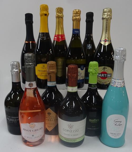 Italian Sparkling Wine: Fillipo Sansovino Prosecco Extra Dry; Riva Dei Frati Prosecco Brut; Prosecco Extra Dry; Esatto Prosecco Extra Dry; Proudly...