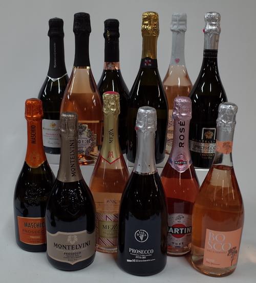 Prosecco: Maschio Extra Dry; Montelvini Extra Dry; Val D'Oca Extra Dry 2019; Maschio Extra Dry; Premier Estates Grand Rosé Extra Dry; Soligo Extra...