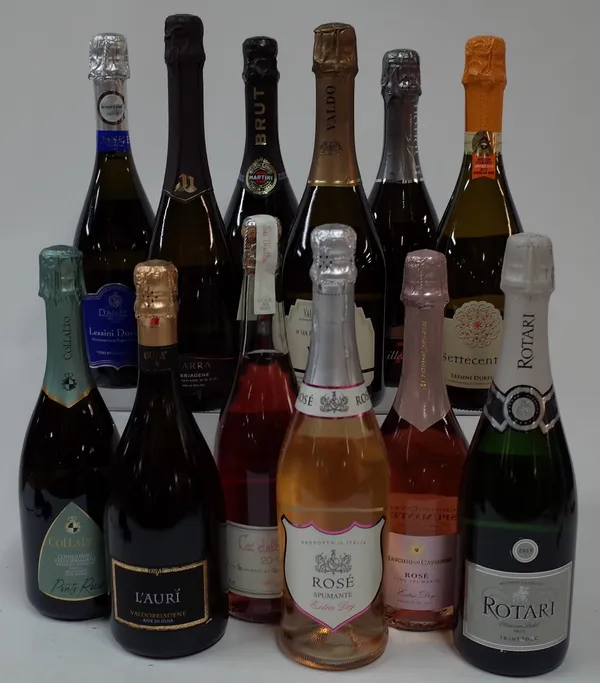 Italian Sparkling Wine: Conte Collalto Brut Nature 2018; L'Auri Rive de Guia Extra Dry 2019;Cantina Danese Brut; Fattoria La Vialla Rosé Brut 2019;...