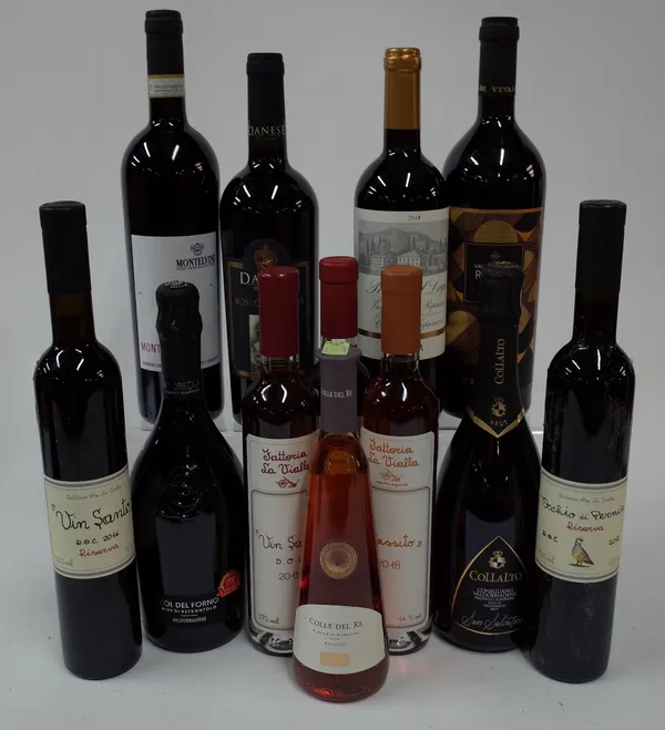 Italian Sparkling, Red and Dessert Wines: Andreola Col del Forno Valdobbiadene PRosécco Superiore  Brut 2019; Conte Collalto San Salvatore...