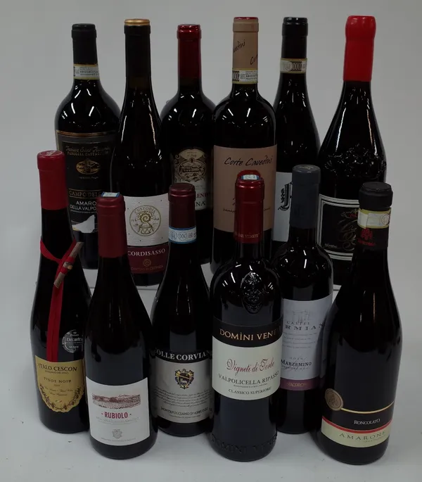 Italian Red Wine: Italo Cescon Pinot Noir 2019; Orlandi Contucci Ponno Rubiolo 2019; Colle Corviano Montepulciano d'Abruzzo 2019; Domini Veneti...