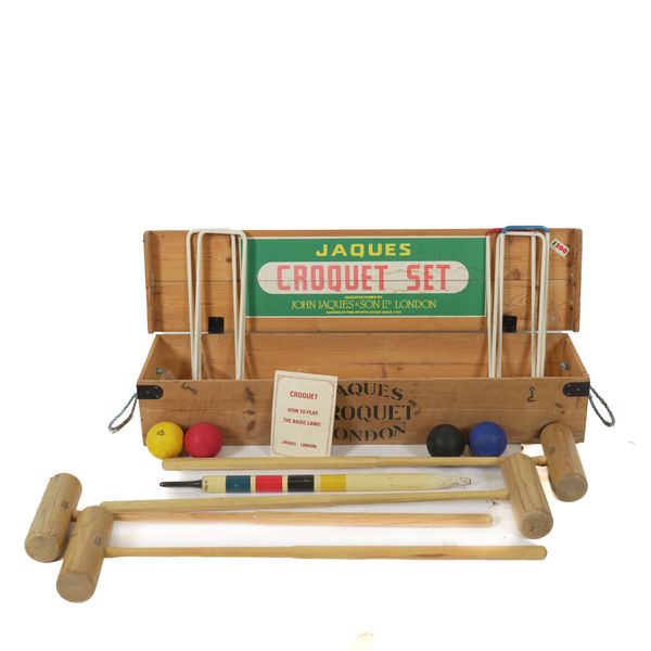 JAQUES, LONDON: A CROQUET SET