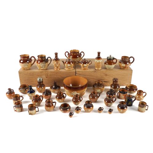 A COLLECTION OF ROYAL DOULTON AND DOULTON LAMBETH, PREDOMINANTLY MINIATURES (42)